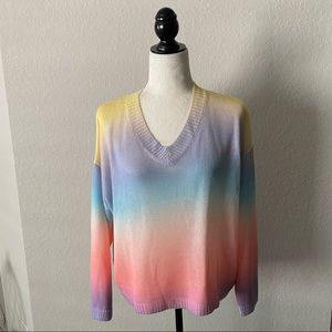 Love At First Find Rainbow Ombré Sweater